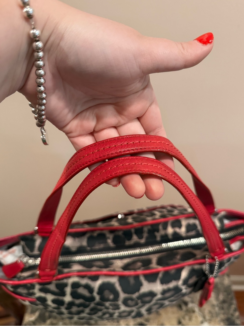 ❌SOLD❌ Coach Ocelot Print Tote & Matching Wallet/Wristlet Set - Picture 7 of 16
